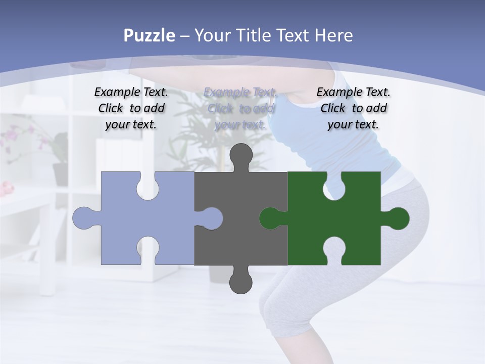 Vertical Sports Clothing Happy PowerPoint Template