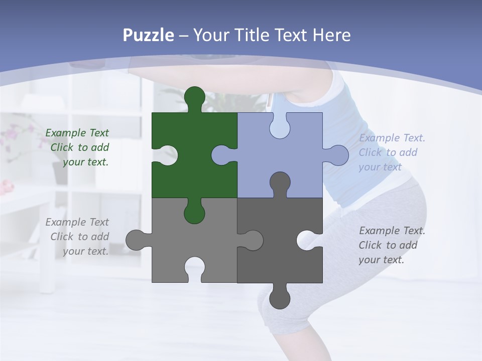 Vertical Sports Clothing Happy PowerPoint Template