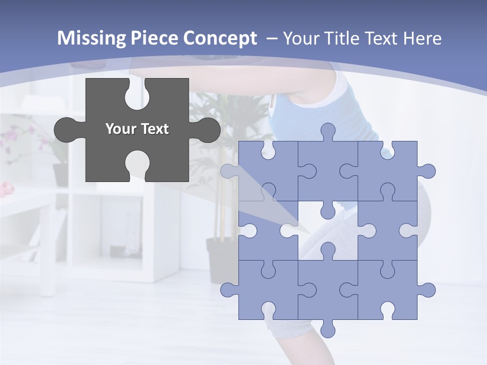 Vertical Sports Clothing Happy PowerPoint Template