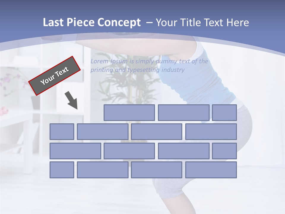 Vertical Sports Clothing Happy PowerPoint Template