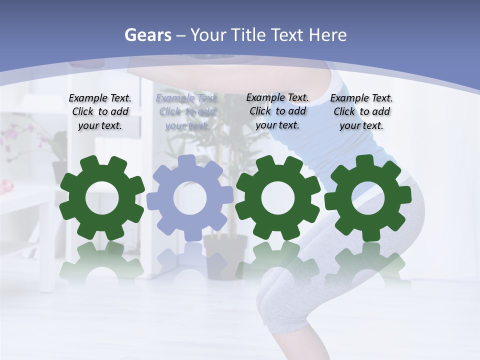 Vertical Sports Clothing Happy PowerPoint Template