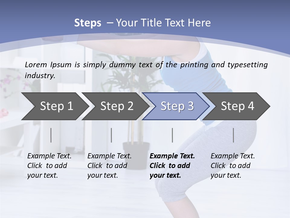 Vertical Sports Clothing Happy PowerPoint Template
