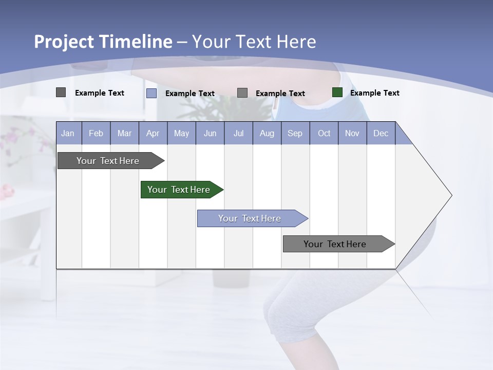 Vertical Sports Clothing Happy PowerPoint Template