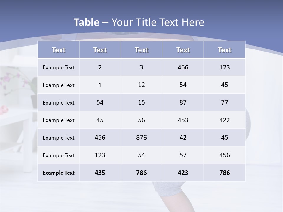 Vertical Sports Clothing Happy PowerPoint Template