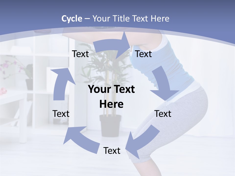 Vertical Sports Clothing Happy PowerPoint Template