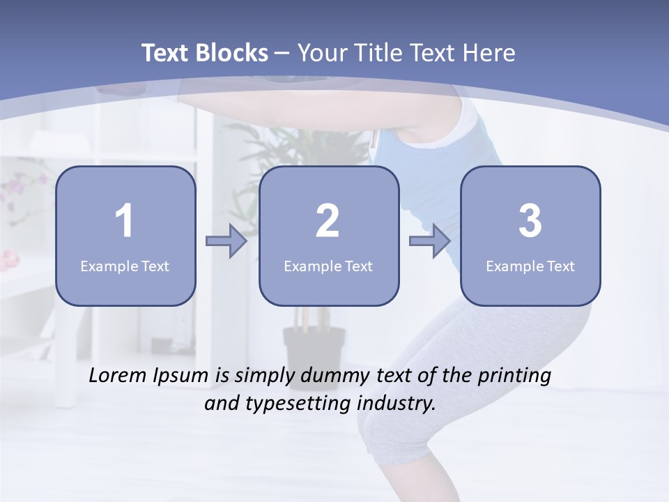 Vertical Sports Clothing Happy PowerPoint Template