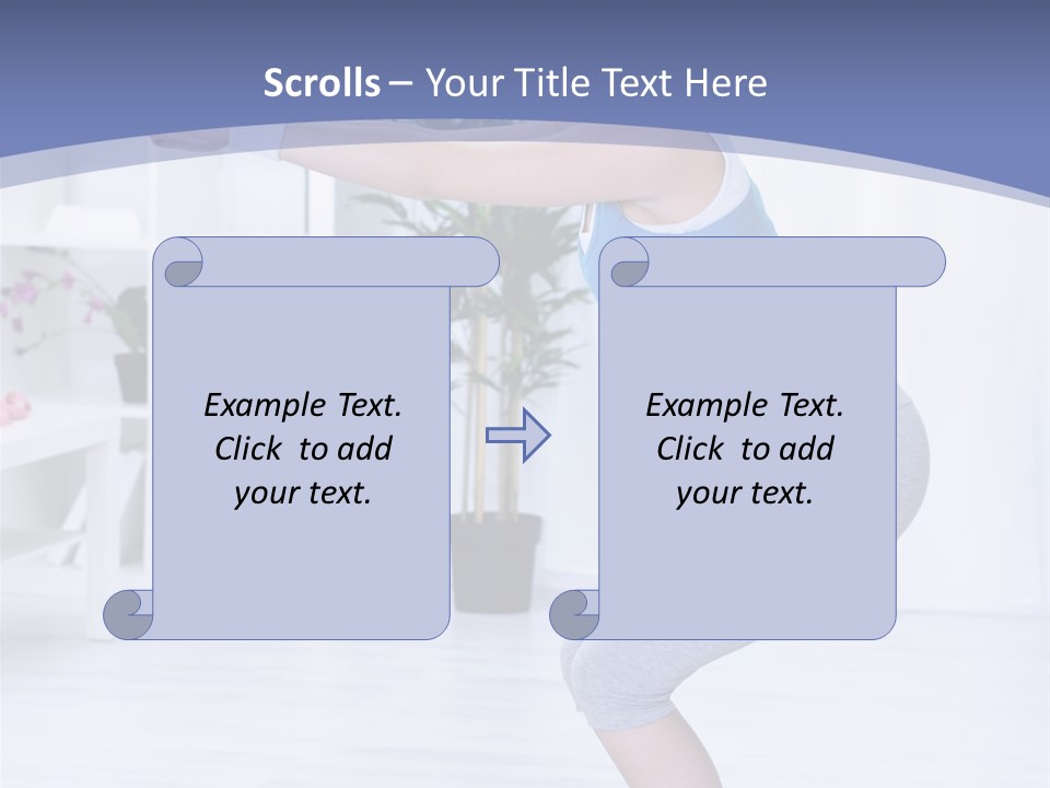 Vertical Sports Clothing Happy PowerPoint Template