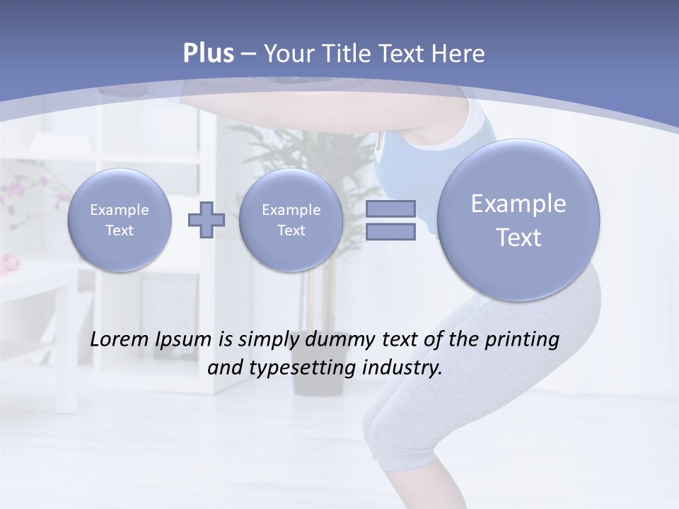 Vertical Sports Clothing Happy PowerPoint Template