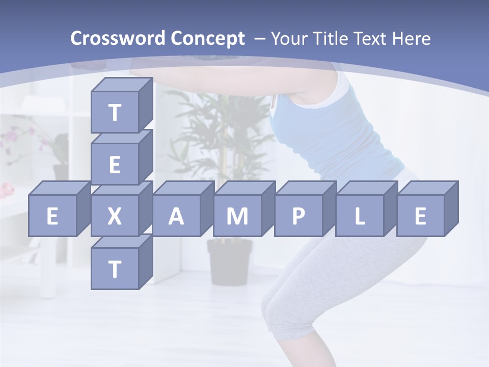 Vertical Sports Clothing Happy PowerPoint Template