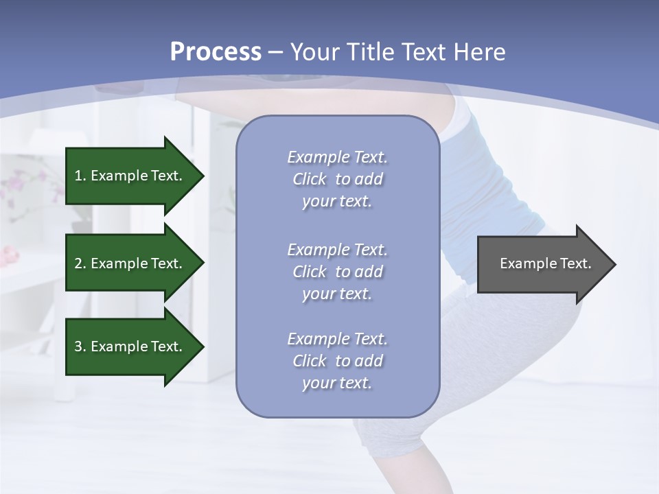 Vertical Sports Clothing Happy PowerPoint Template