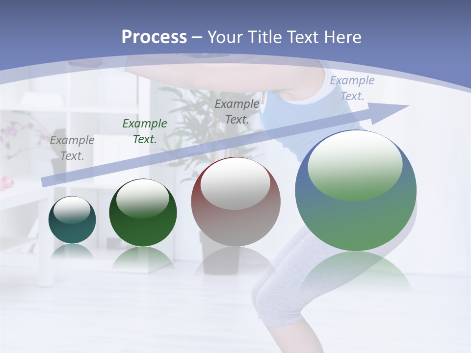 Vertical Sports Clothing Happy PowerPoint Template