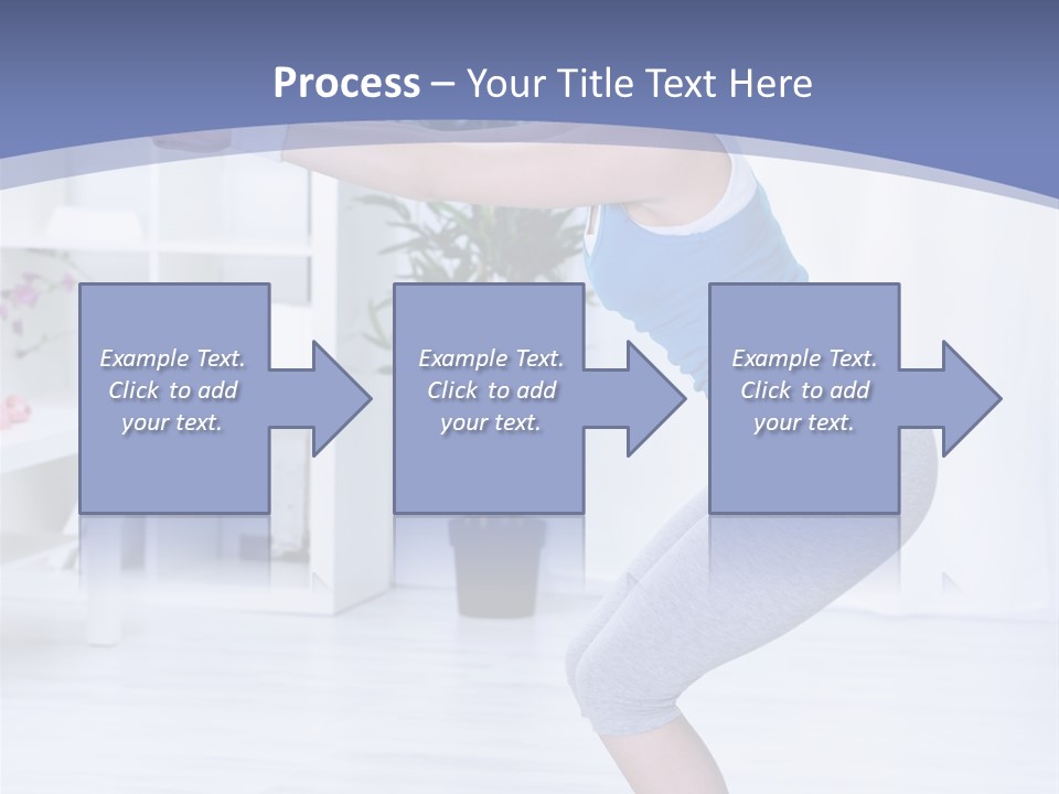 Vertical Sports Clothing Happy PowerPoint Template