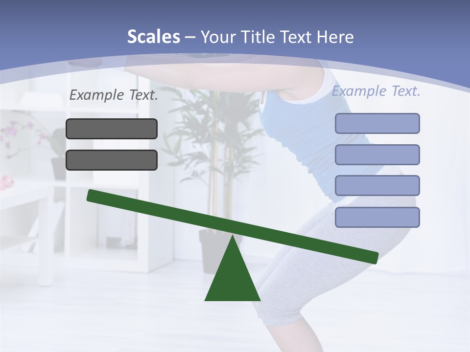 Vertical Sports Clothing Happy PowerPoint Template