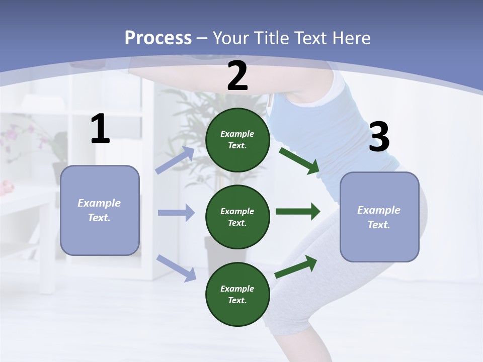 Vertical Sports Clothing Happy PowerPoint Template