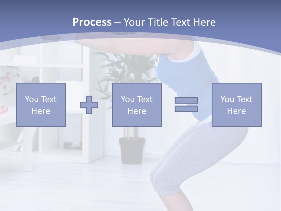 Vertical Sports Clothing Happy PowerPoint Template