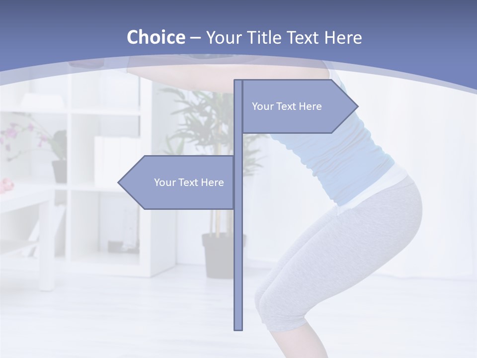 Vertical Sports Clothing Happy PowerPoint Template