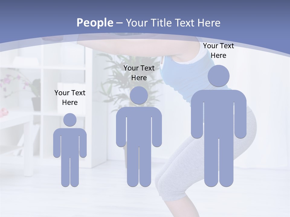 Vertical Sports Clothing Happy PowerPoint Template