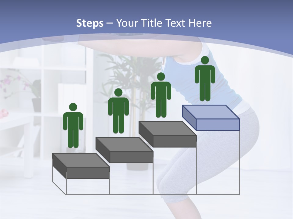 Vertical Sports Clothing Happy PowerPoint Template