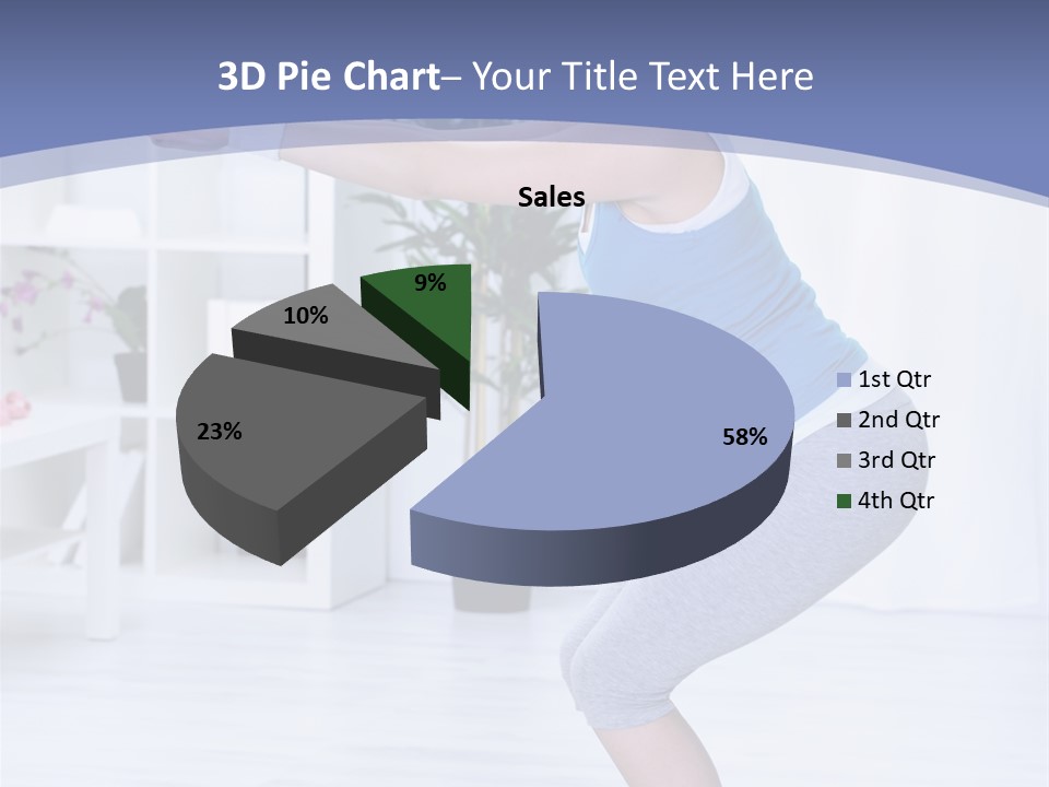 Vertical Sports Clothing Happy PowerPoint Template