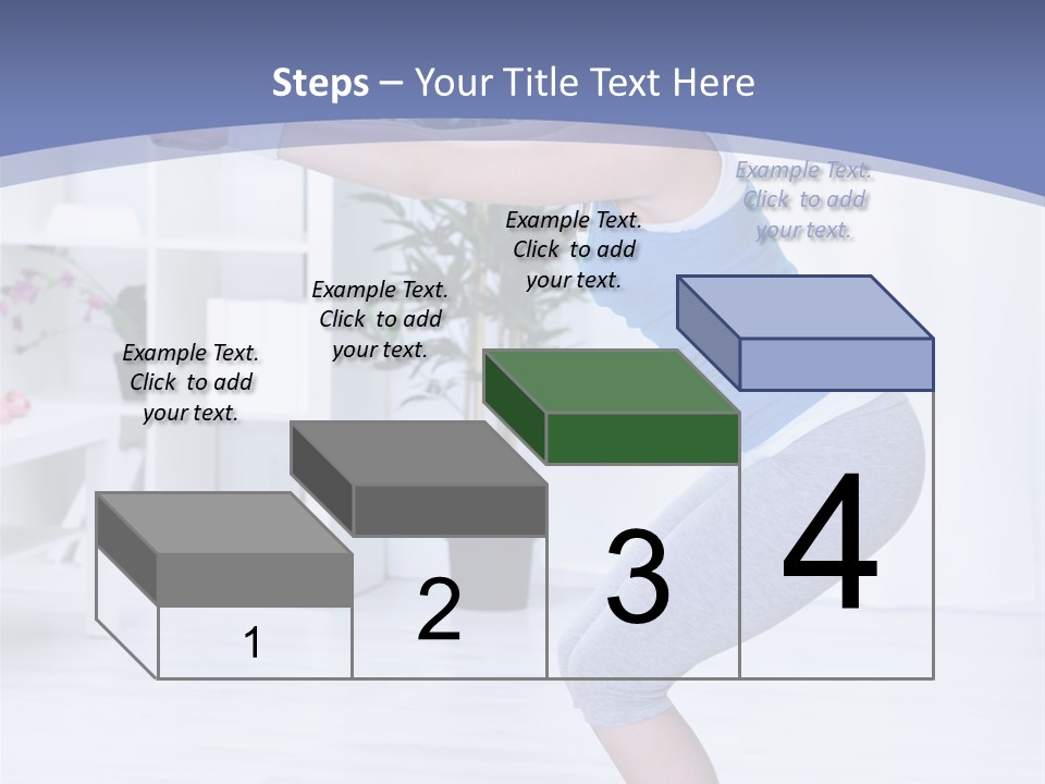 Vertical Sports Clothing Happy PowerPoint Template