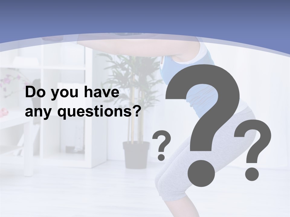 Vertical Sports Clothing Happy PowerPoint Template