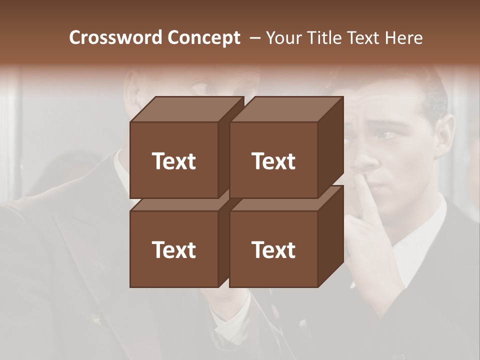A Couple Of People That Are Standing In Front Of A Mirror PowerPoint Template
