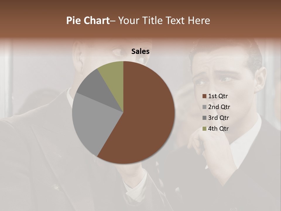 A Couple Of People That Are Standing In Front Of A Mirror PowerPoint Template