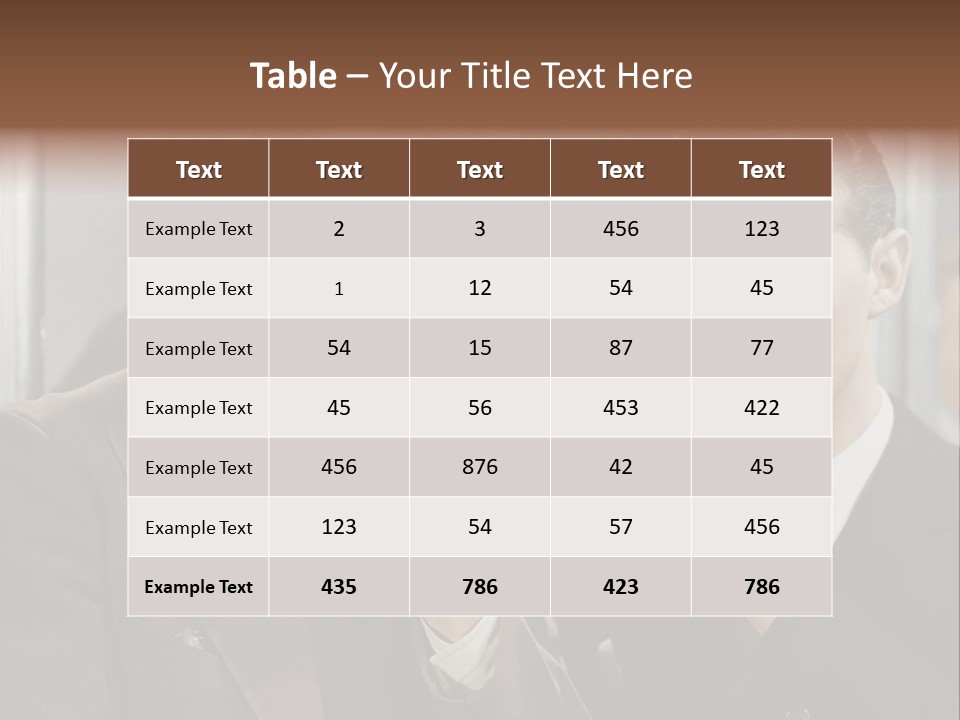 A Couple Of People That Are Standing In Front Of A Mirror PowerPoint Template