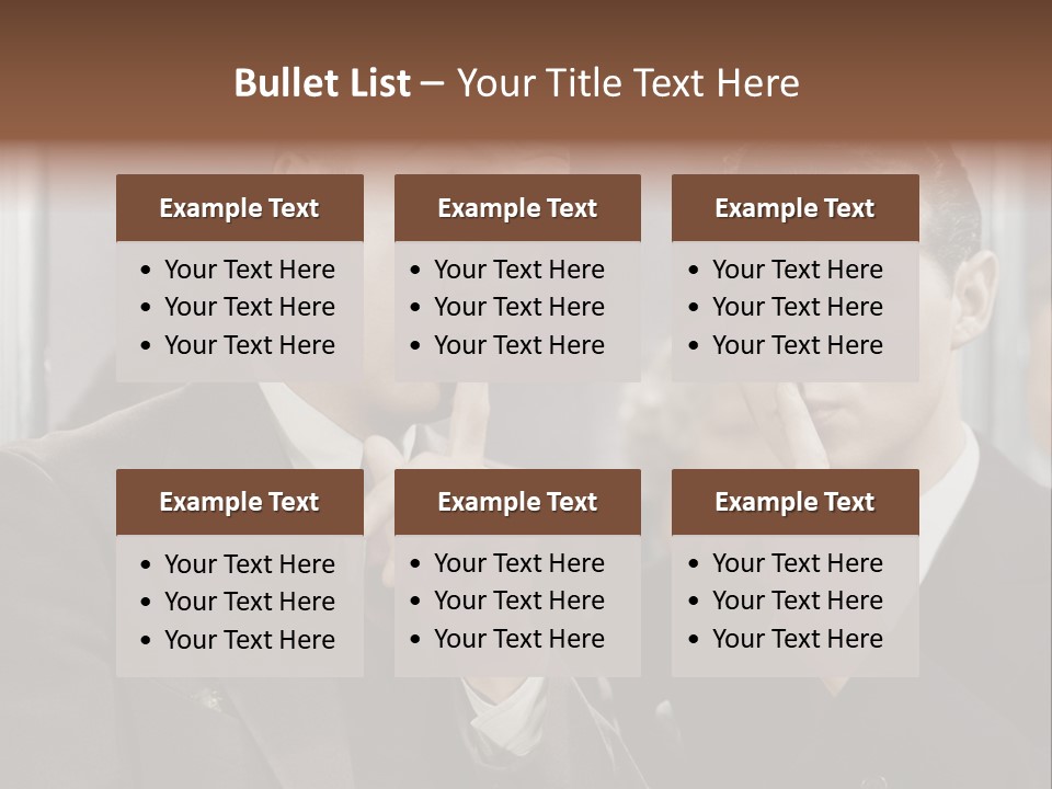 A Couple Of People That Are Standing In Front Of A Mirror PowerPoint Template