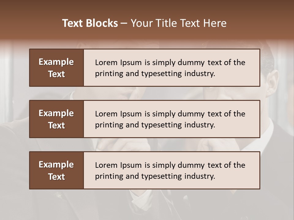 A Couple Of People That Are Standing In Front Of A Mirror PowerPoint Template