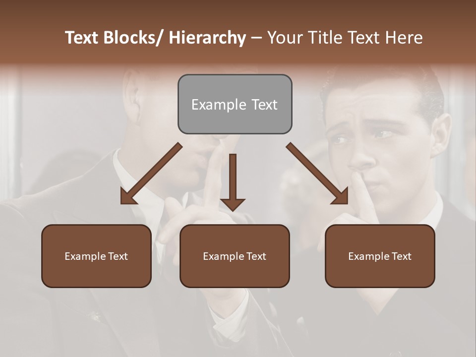 A Couple Of People That Are Standing In Front Of A Mirror PowerPoint Template