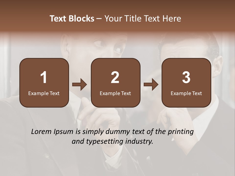 A Couple Of People That Are Standing In Front Of A Mirror PowerPoint Template