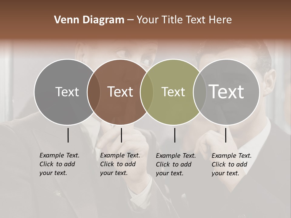 A Couple Of People That Are Standing In Front Of A Mirror PowerPoint Template