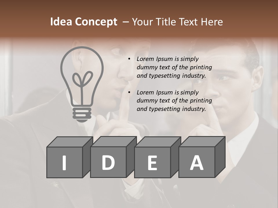 A Couple Of People That Are Standing In Front Of A Mirror PowerPoint Template