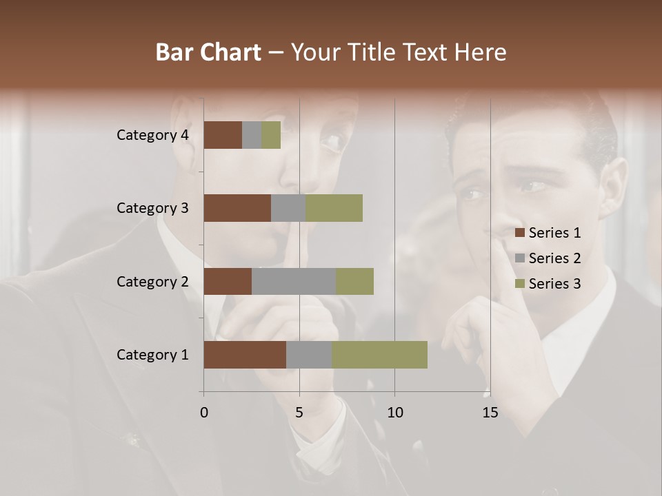 A Couple Of People That Are Standing In Front Of A Mirror PowerPoint Template