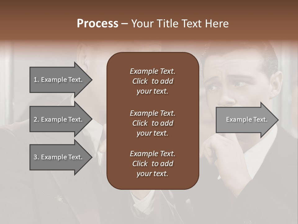 A Couple Of People That Are Standing In Front Of A Mirror PowerPoint Template