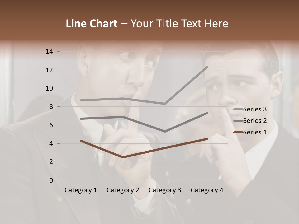 A Couple Of People That Are Standing In Front Of A Mirror PowerPoint Template