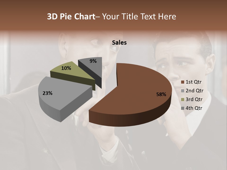 A Couple Of People That Are Standing In Front Of A Mirror PowerPoint Template