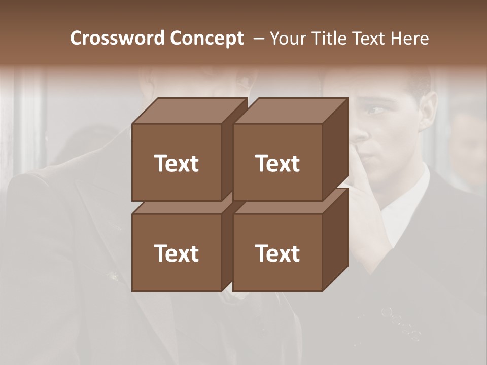 A Couple Of Men Standing Next To Each Other In Front Of A Mirror PowerPoint Template