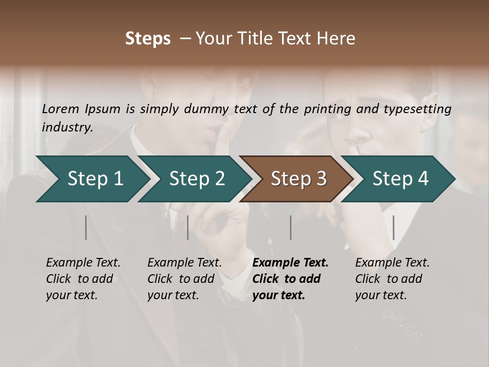 A Couple Of Men Standing Next To Each Other In Front Of A Mirror PowerPoint Template