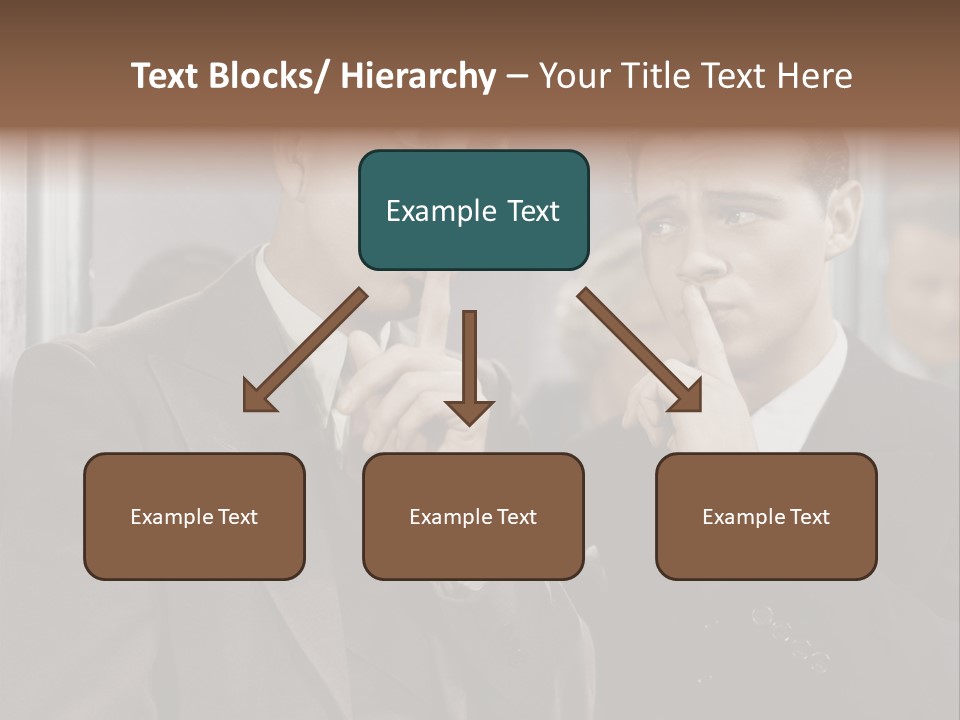 A Couple Of Men Standing Next To Each Other In Front Of A Mirror PowerPoint Template