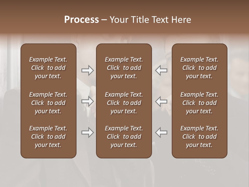 A Couple Of Men Standing Next To Each Other In Front Of A Mirror PowerPoint Template