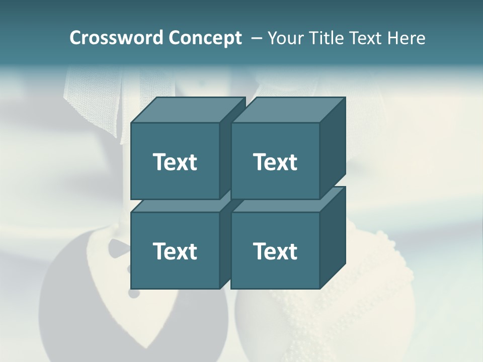 Beauty Grass Cobbles PowerPoint Template