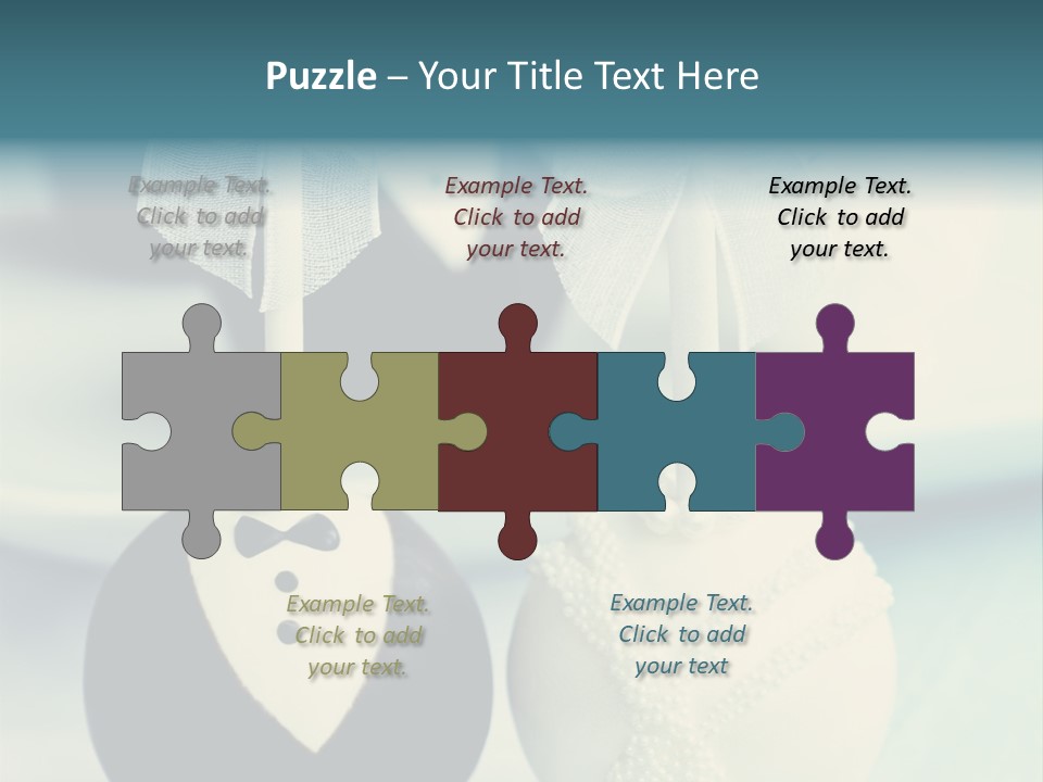 Beauty Grass Cobbles PowerPoint Template