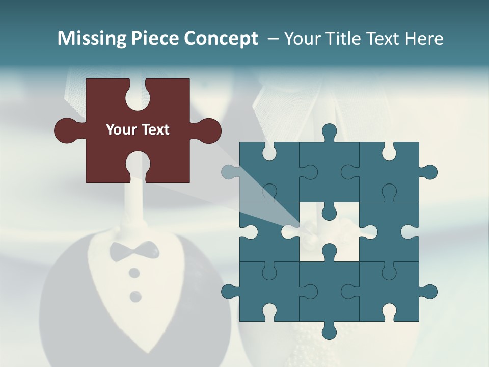 Beauty Grass Cobbles PowerPoint Template