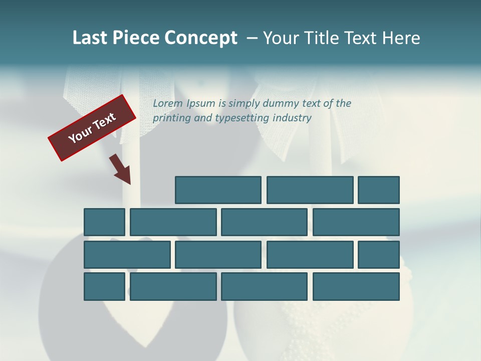 Beauty Grass Cobbles PowerPoint Template