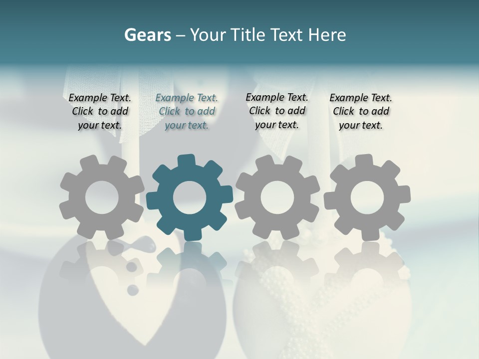 Beauty Grass Cobbles PowerPoint Template