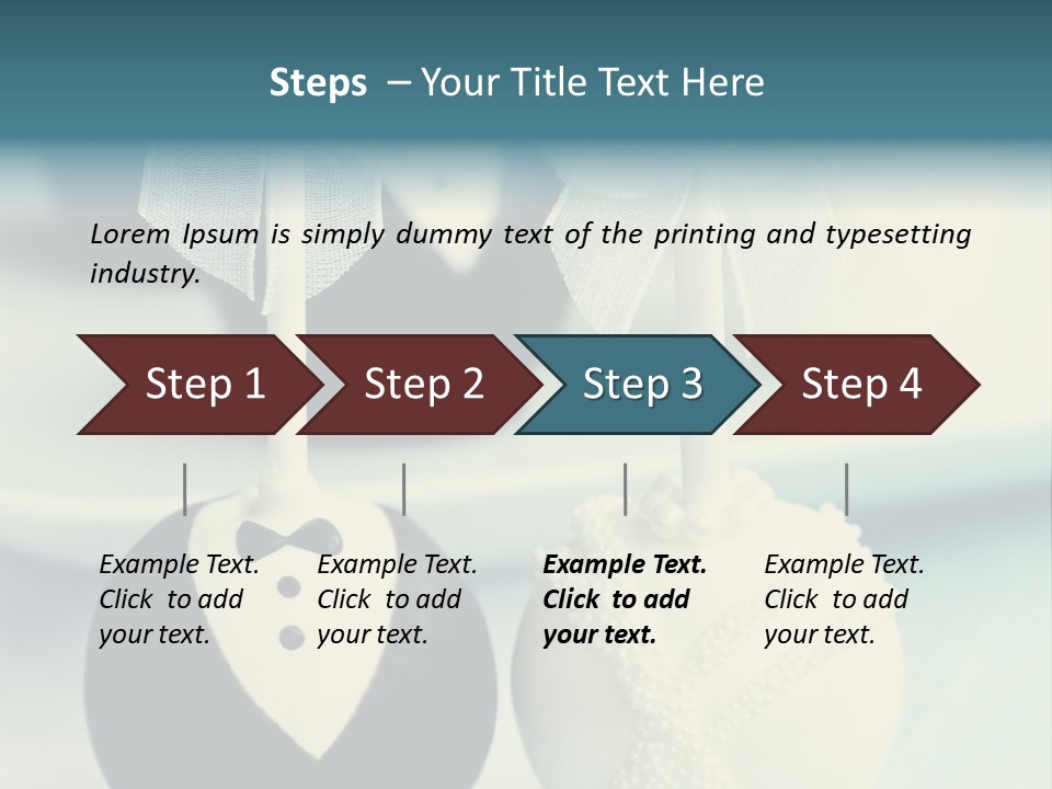 Beauty Grass Cobbles PowerPoint Template