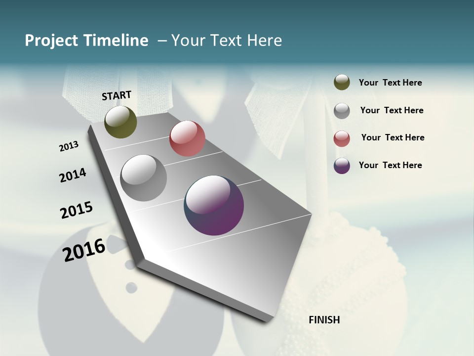 Beauty Grass Cobbles PowerPoint Template