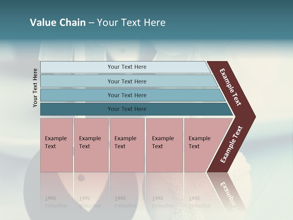 Beauty Grass Cobbles PowerPoint Template